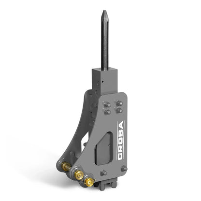 Hydraulic Breaker Hammer for Mini Compact Excavator MEC17, MEC17PRO, 360 J Impact Energy, 700-1200 Bpm (SKU: 150533; 150534）