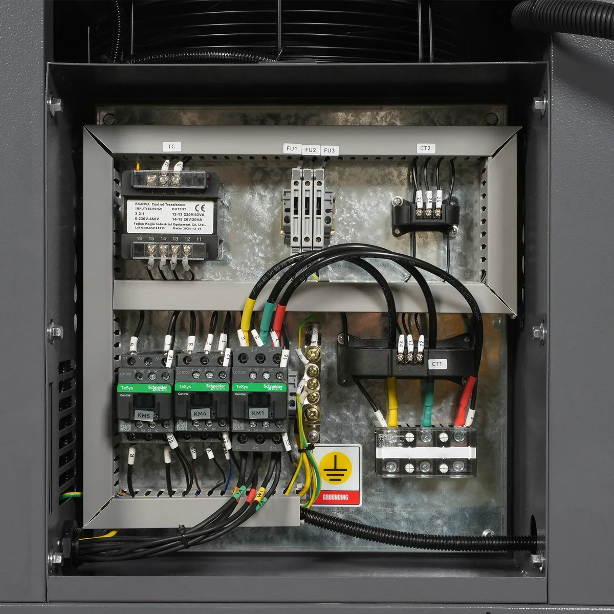 10HP Combined Rotary Screw Air Compressor with Dryer & 66-Gal ASME Tank | 32 CFM,  116 PSI,  230V 3-Phase - Industrial Grade