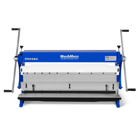 40-inch 3-in-1 Pan and Box Brake – Slip Roll, Shear, Bending Machine for Sheet Metal, 20 Gauge Mild Steel, Adjustable Fingers, Heavy Duty, Metalworking, Fabrication, Rolling, Bending MMCB4020