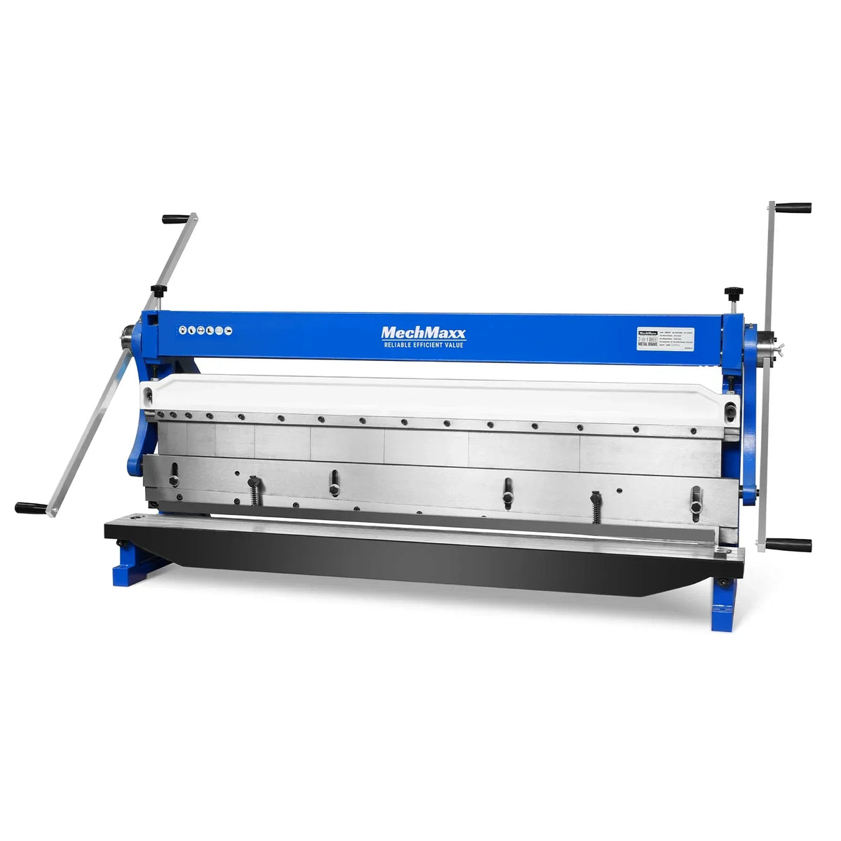 52-inch 3-in-1 Pan and Box Brake – Slip Roll, Shear, Bending Machine for Sheet Metal, 20 Gauge Mild Steel, Adjustable Fingers, Heavy Duty, Metalworking, Fabrication, Rolling, Bending MMCB5220