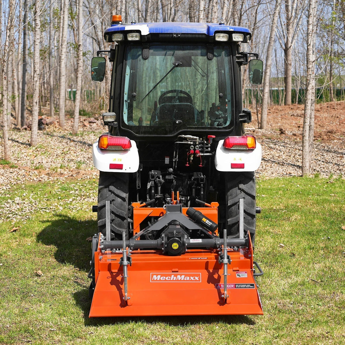 48 in Rotary Tiller,  3 Point Hitch Cat.1 & 2,  Gear Drive,  PTO Shaft Included with Slip Clutch,  25-50 HP,  MRT48