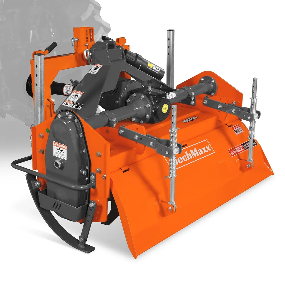 48 in Rotary Tiller,  3 Point Hitch Cat.1 & 2,  Gear Drive,  PTO Shaft Included with Slip Clutch,  25-50 HP,  MRT48