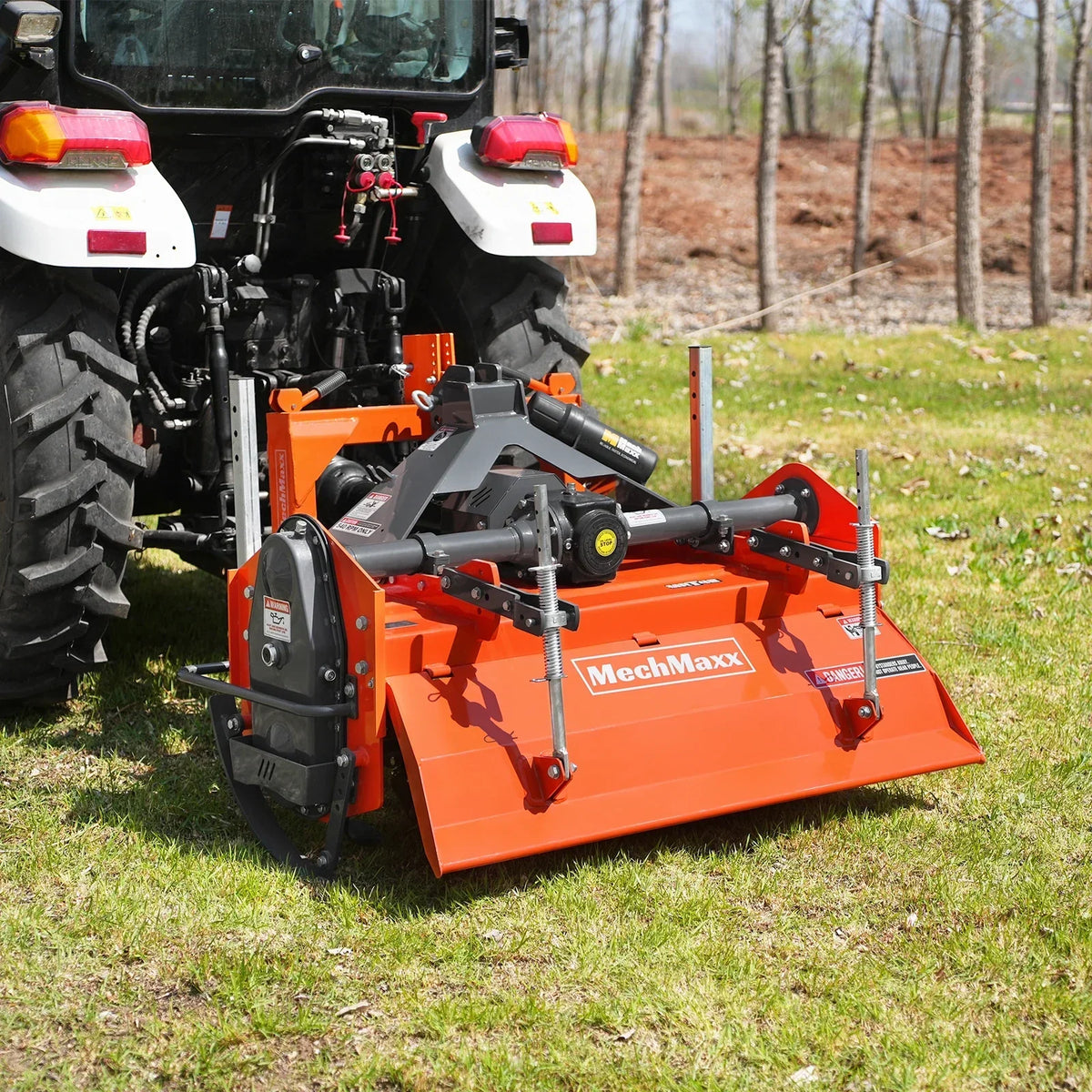 48 in Rotary Tiller,  3 Point Hitch Cat.1 & 2,  Gear Drive,  PTO Shaft Included with Slip Clutch,  25-50 HP,  MRT48
