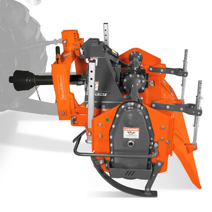 48 in Rotary Tiller,  3 Point Hitch Cat.1 & 2,  Gear Drive,  PTO Shaft Included with Slip Clutch,  25-50 HP,  MRT48