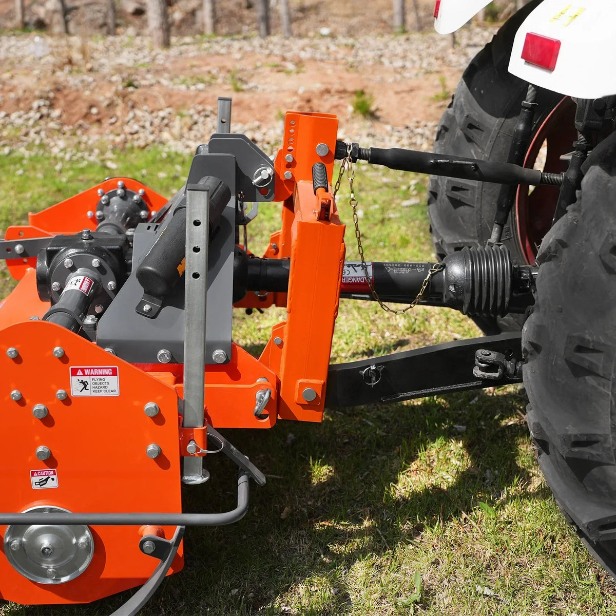 48 in Rotary Tiller,  3 Point Hitch Cat.1 & 2,  Gear Drive,  PTO Shaft Included with Slip Clutch,  25-50 HP,  MRT48