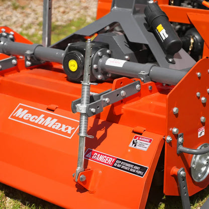 48 in Rotary Tiller,  3 Point Hitch Cat.1 & 2,  Gear Drive,  PTO Shaft Included with Slip Clutch,  25-50 HP,  MRT48