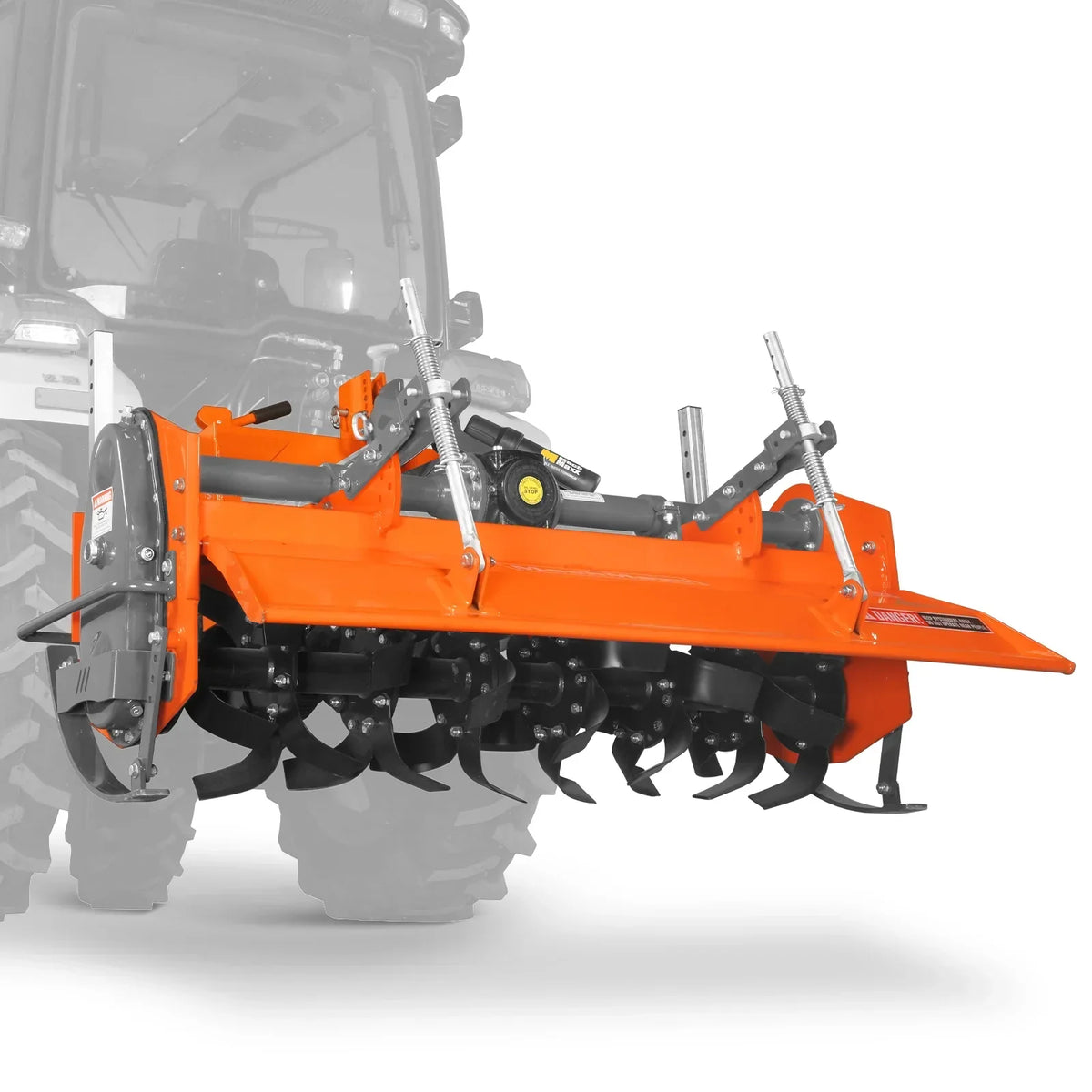 60 in Rotary Tiller,  3 Point Hitch Cat.1 & 2,  Gear Drive,  PTO Shaft Included with Slip Clutch,  30-60 HP,  MRT60