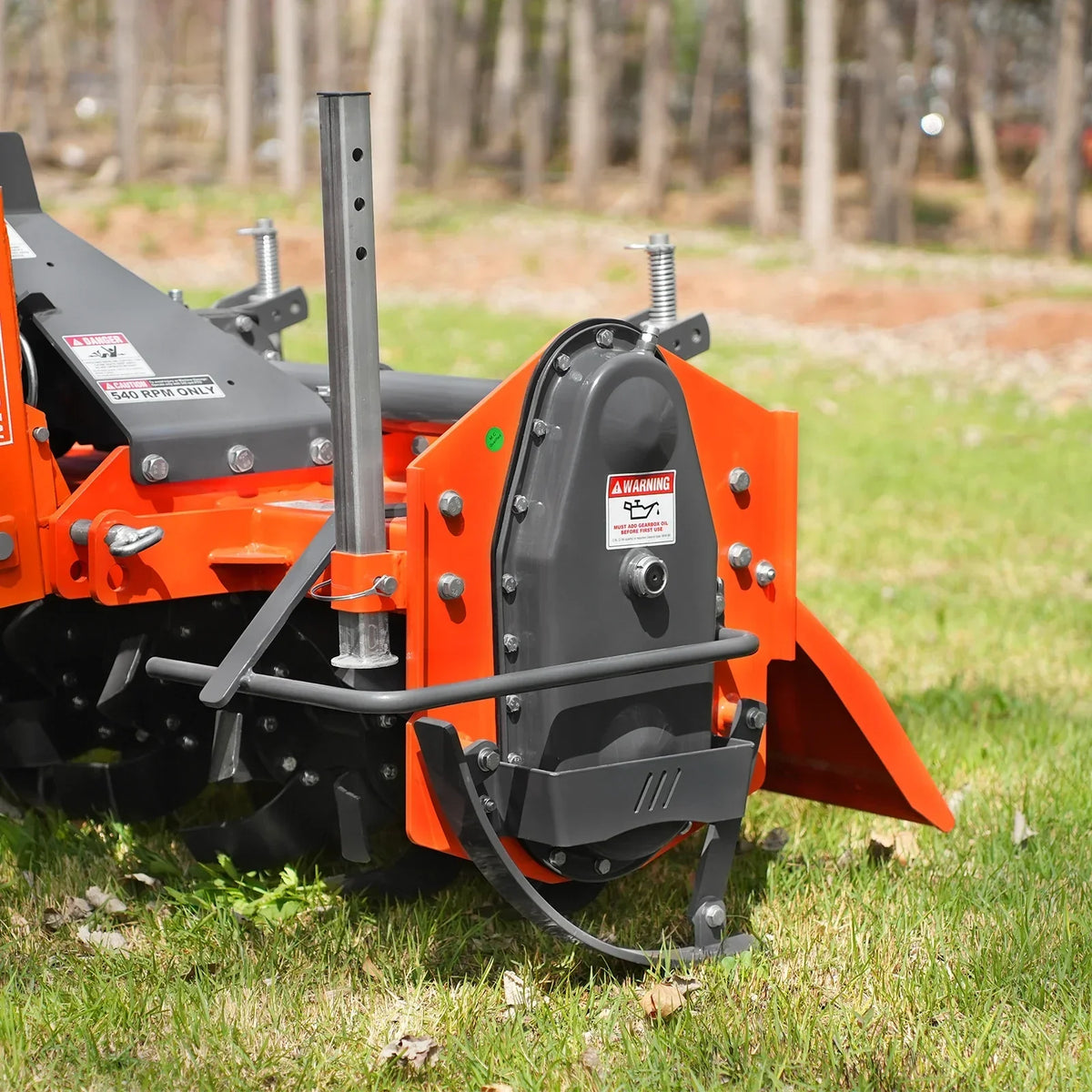 60 in Rotary Tiller,  3 Point Hitch Cat.1 & 2,  Gear Drive,  PTO Shaft Included with Slip Clutch,  30-60 HP,  MRT60