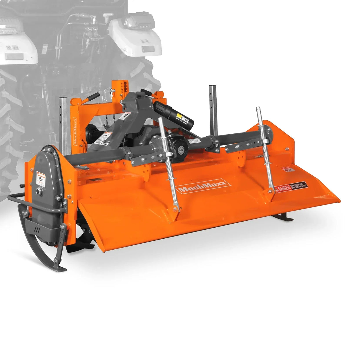 72 in Rotary Tiller,  3 Point Hitch Cat.1 & 2,  Gear Drive,  PTO Shaft Included with Slip Clutch,  35-70 HP,  MRT72
