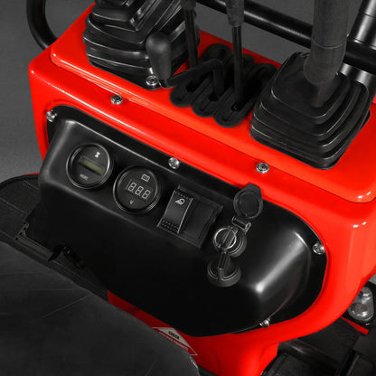 Mini Compact Excavator HONDA GX390 Engine,  65.7" Max. Digging Depth, 1Ton, 2280 LBS Operating Weight,  MEC10