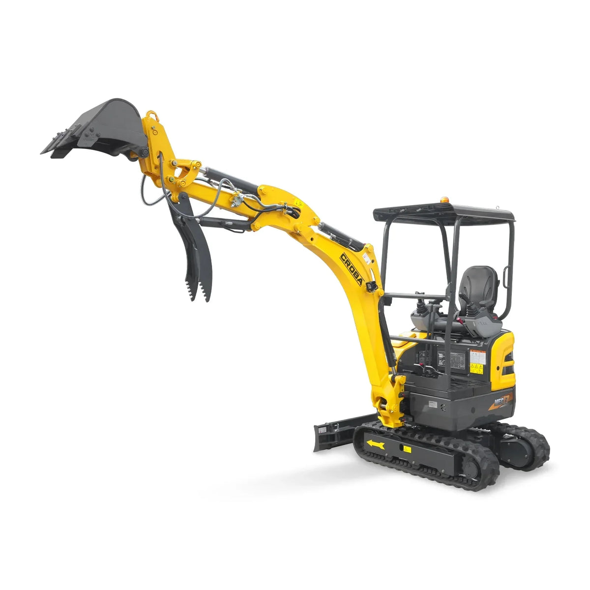 Mini Compact Excavator Kubota D902 Engine,  95" Max. Digging Depth, 1.7 Ton, 4190 LBS Operating Weight,  MEC17PRO