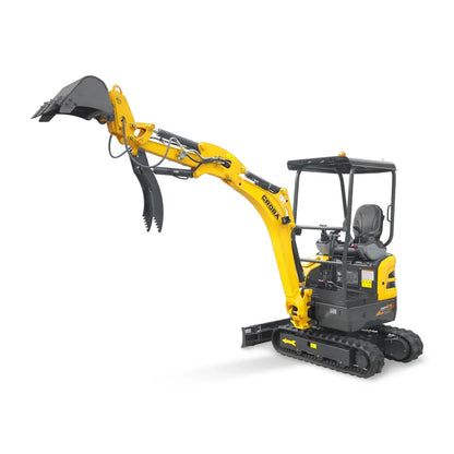 Mini Compact Excavator Kubota D902 Engine,  95" Max. Digging Depth, 1.7 Ton, 4190 LBS Operating Weight,  MEC17PRO