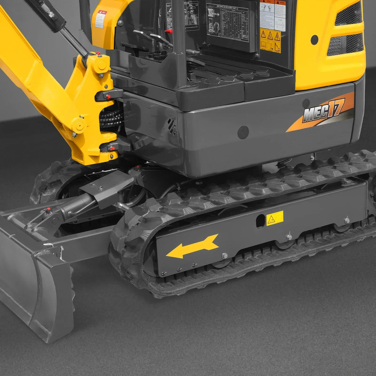 Mini Compact Excavator Kubota D902 Engine,  95" Max. Digging Depth, 1.7 Ton, 4190 LBS Operating Weight,  MEC17PRO
