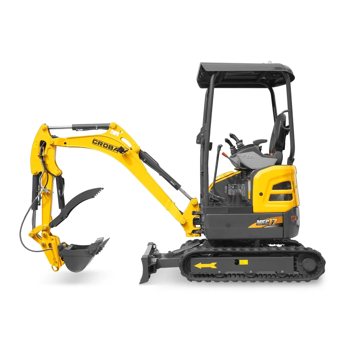 Mini Compact Excavator Kubota D902 Engine,  95" Max. Digging Depth, 1.7 Ton, 4190 LBS Operating Weight,  MEC17PRO