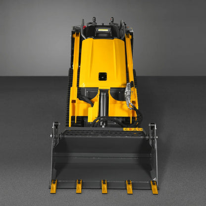 Mini Skid Steer Stand On Compact Track Loader ( 4 in 1 bucket included ) with 25HP KUBOTA D1105 Diesel Engine,  Common Industry Interface (CII),  CROBA  STL1000