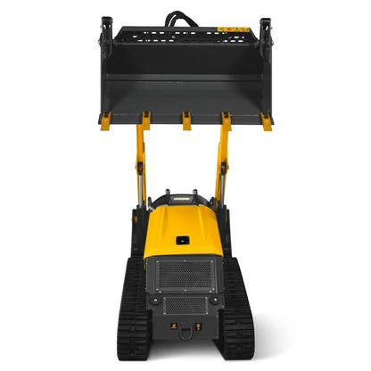Mini Skid Steer Stand On Compact Track Loader ( 4 in 1 bucket included ) with 25HP KUBOTA D1105 Diesel Engine,  Common Industry Interface (CII),  CROBA  STL1000