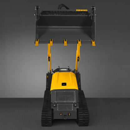 Mini Skid Steer Stand On Compact Track Loader ( 4 in 1 bucket included ) with 25HP KUBOTA D1105 Diesel Engine,  Common Industry Interface (CII),  CROBA  STL1000