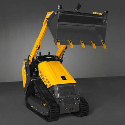 Mini Skid Steer Stand On Compact Track Loader ( 4 in 1 bucket included ) with 25HP KUBOTA D1105 Diesel Engine,  Common Industry Interface (CII),  CROBA  STL1000