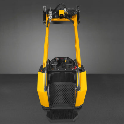 Mini Skid Steer Stand On Compact Track Loader ( 4 in 1 bucket included ) with 25HP KUBOTA D1105 Diesel Engine,  Common Industry Interface (CII),  CROBA  STL1000