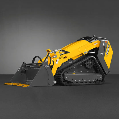 Mini Skid Steer Stand On Compact Track Loader ( 4 in 1 bucket included ) with 25HP KUBOTA D1105 Diesel Engine,  Common Industry Interface (CII),  CROBA  STL1000