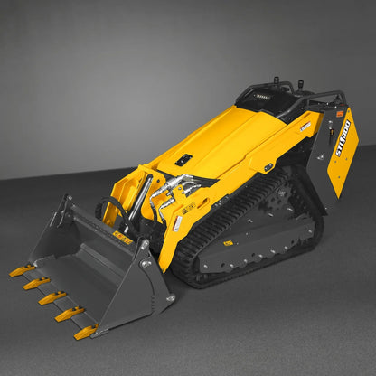Mini Skid Steer Stand On Compact Track Loader ( 4 in 1 bucket included ) with 25HP KUBOTA D1105 Diesel Engine,  Common Industry Interface (CII),  CROBA  STL1000