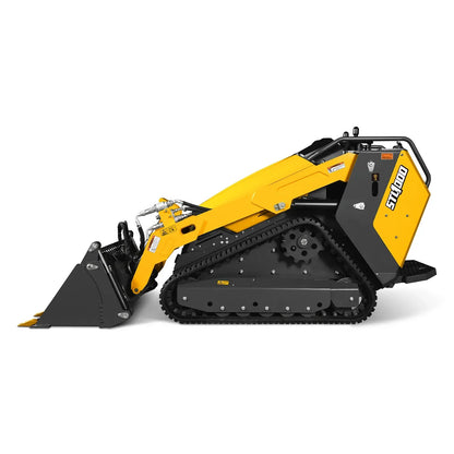 Mini Skid Steer Stand On Compact Track Loader ( 4 in 1 bucket included ) with 25HP KUBOTA D1105 Diesel Engine,  Common Industry Interface (CII),  CROBA  STL1000