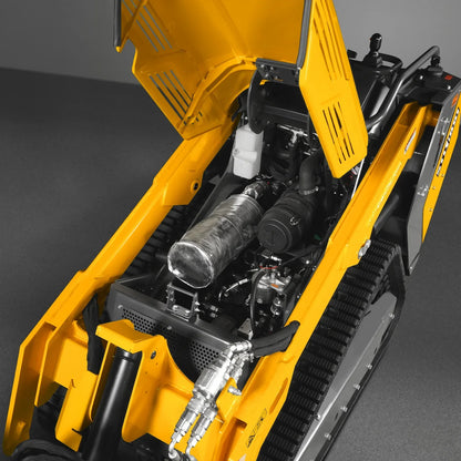 Mini Skid Steer Stand On Compact Track Loader ( 4 in 1 bucket included ) with 25HP KUBOTA D1105 Diesel Engine,  Common Industry Interface (CII),  CROBA  STL1000