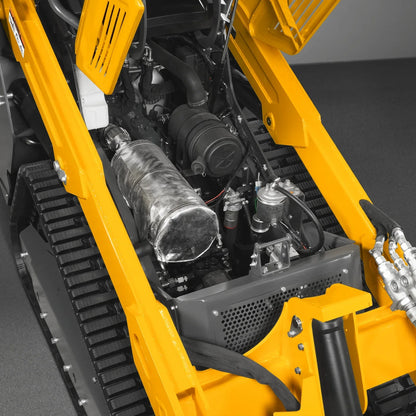 Mini Skid Steer Stand On Compact Track Loader ( 4 in 1 bucket included ) with 25HP KUBOTA D1105 Diesel Engine,  Common Industry Interface (CII),  CROBA  STL1000