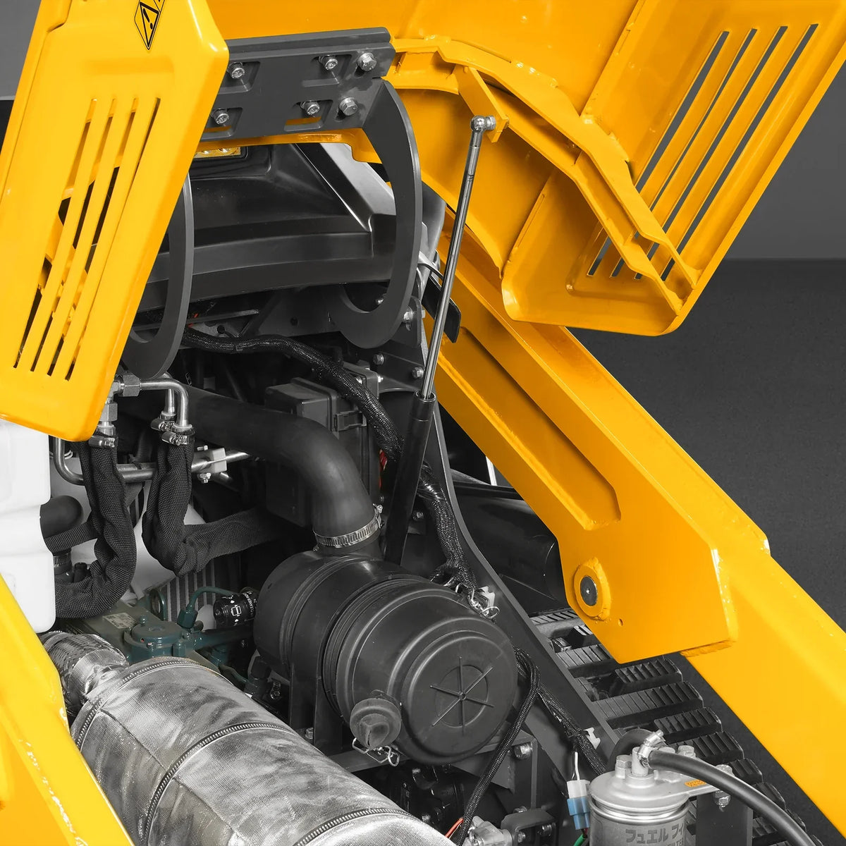 Mini Skid Steer Stand On Compact Track Loader ( 4 in 1 bucket included ) with 25HP KUBOTA D1105 Diesel Engine,  Common Industry Interface (CII),  CROBA  STL1000