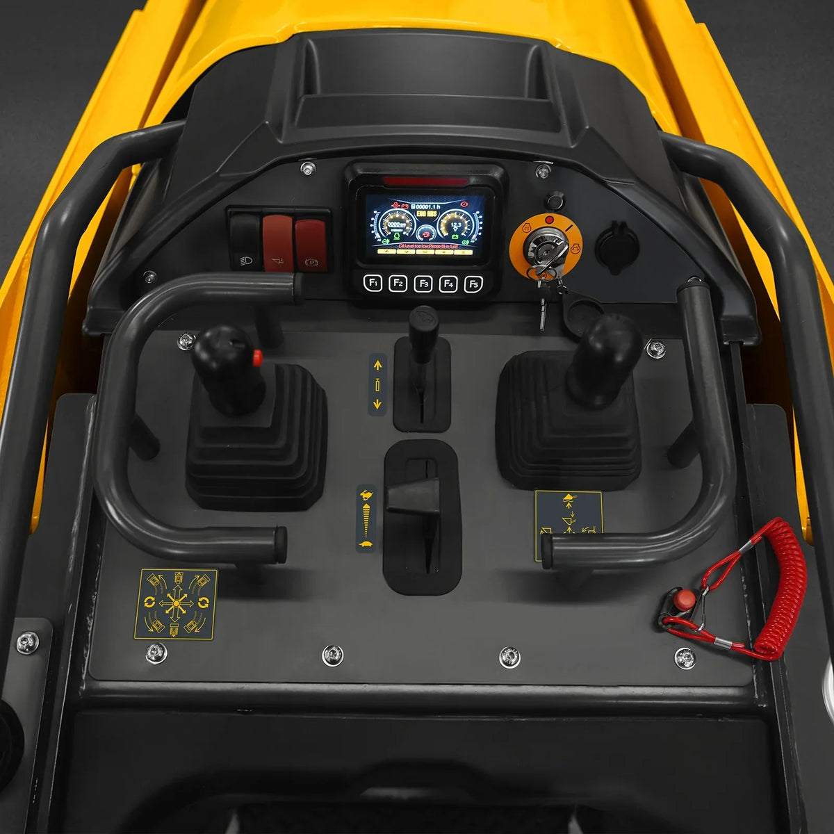 Mini Skid Steer Stand On Compact Track Loader ( 4 in 1 bucket included ) with 25HP KUBOTA D1105 Diesel Engine,  Common Industry Interface (CII),  CROBA  STL1000