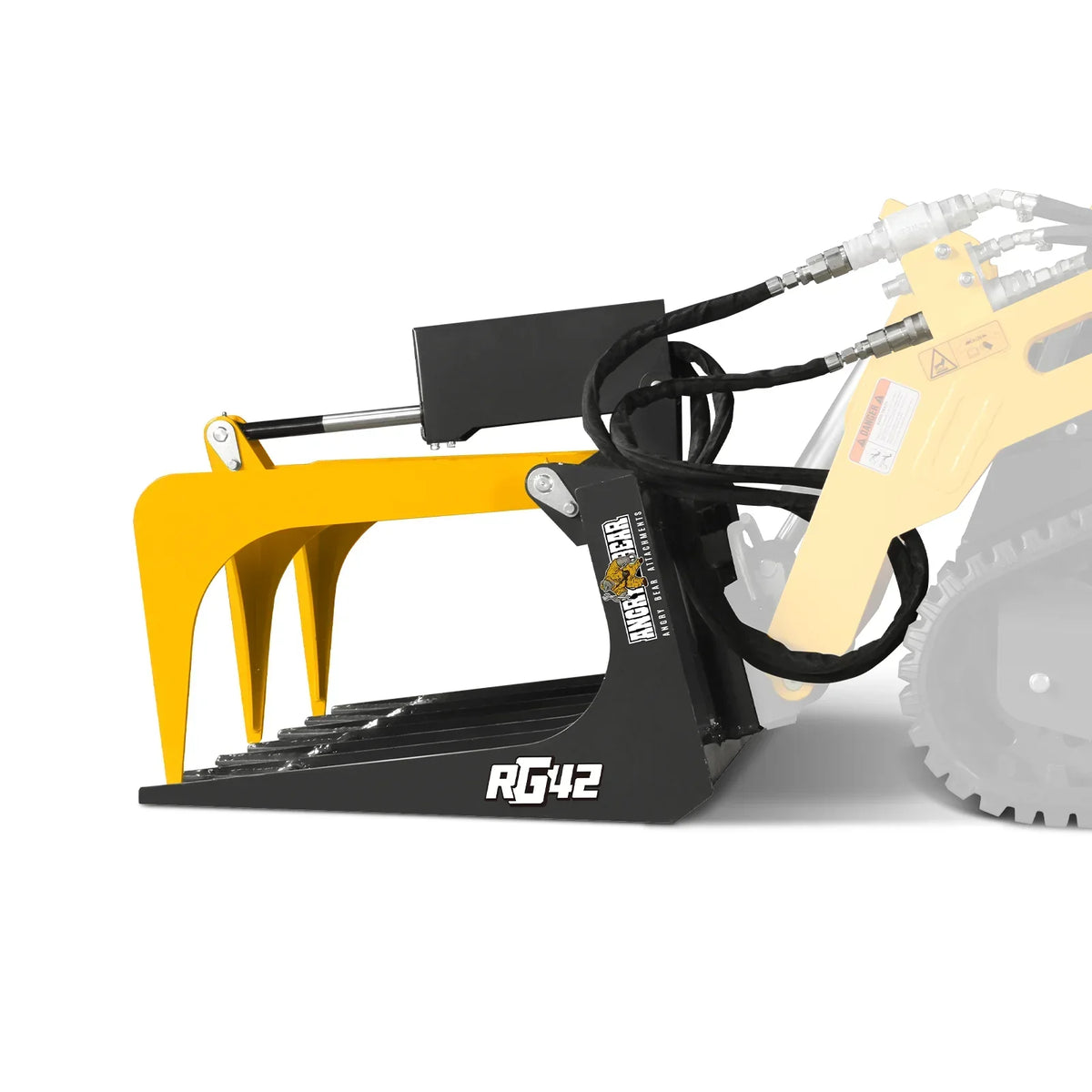 42" Mini Skid Steer Skeleton Grapple Attachment,   24" Arm Opening,  2000 lb Weight Capacity