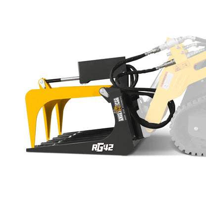 42" Mini Skid Steer Skeleton Grapple Attachment,   24" Arm Opening,  2000 lb Weight Capacity
