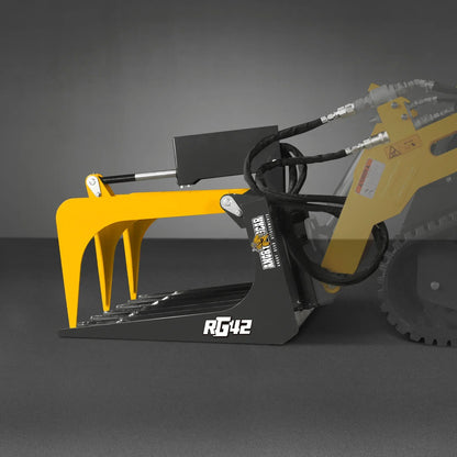 42" Mini Skid Steer Skeleton Grapple Attachment,   24" Arm Opening,  2000 lb Weight Capacity