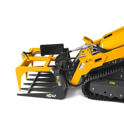 42" Mini Skid Steer Skeleton Grapple Attachment,   24" Arm Opening,  2000 lb Weight Capacity