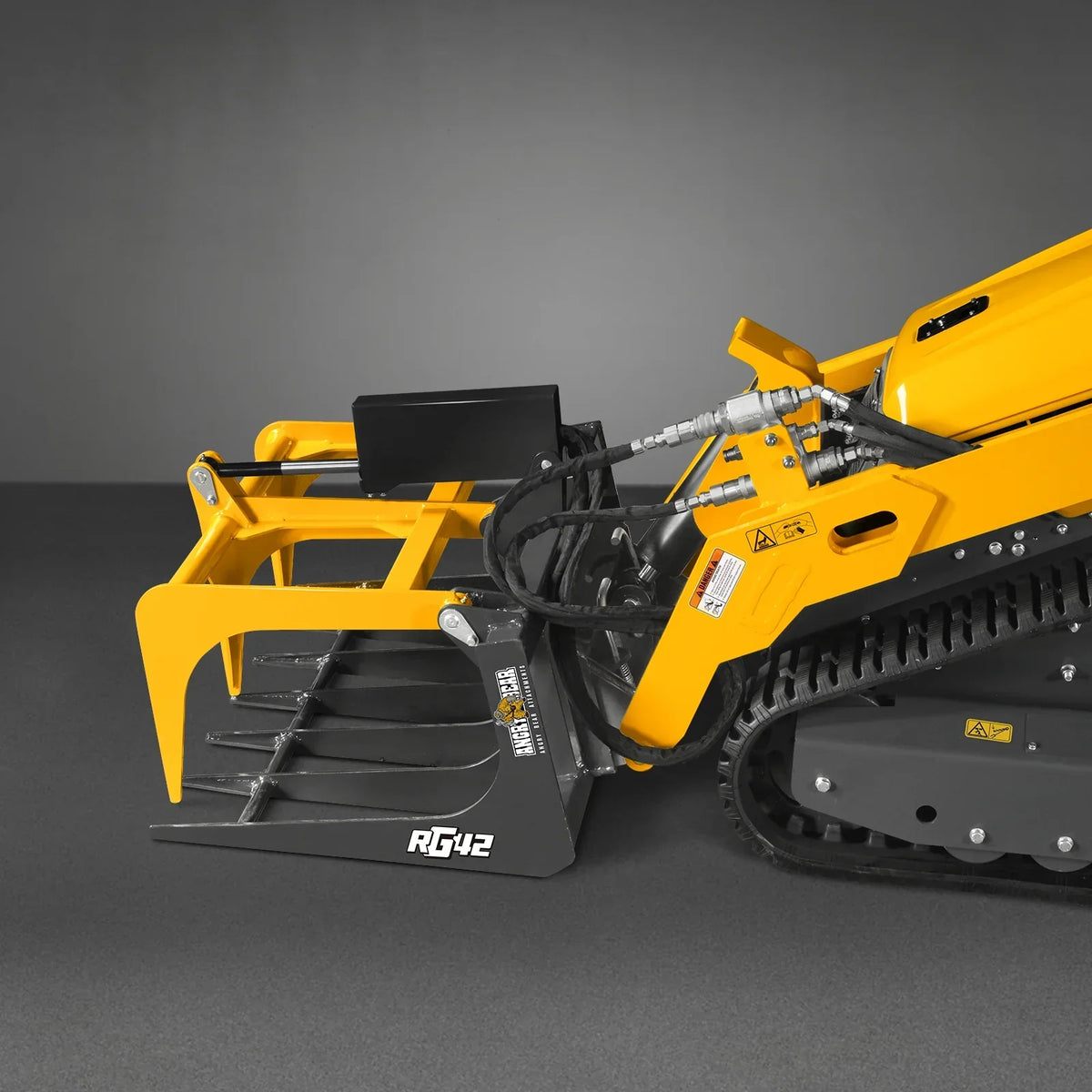 42" Mini Skid Steer Skeleton Grapple Attachment,   24" Arm Opening,  2000 lb Weight Capacity