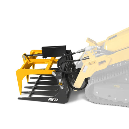 42" Mini Skid Steer Skeleton Grapple Attachment,   24" Arm Opening,  2000 lb Weight Capacity
