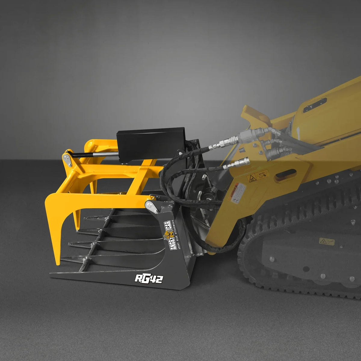 42" Mini Skid Steer Skeleton Grapple Attachment,   24" Arm Opening,  2000 lb Weight Capacity