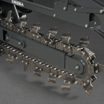 20'' Cutting Depth Mini Skid Steer Trencher