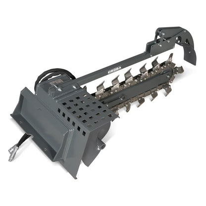 20'' Cutting Depth Mini Skid Steer Trencher