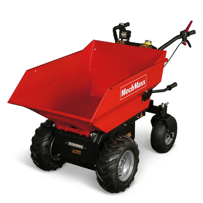 MechMaxx 1100Lbs Loading Battery Powered Barrow Electric Mini Dumper for Sale,  1000W 48V Brushless DC Motor,  E50
