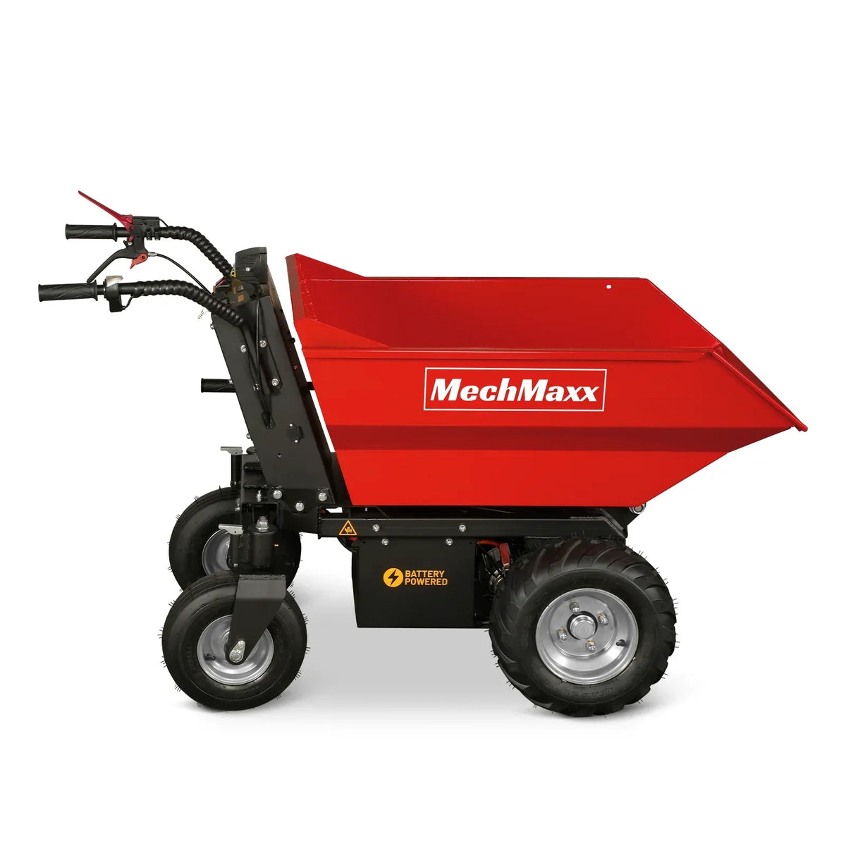 MechMaxx 1100Lbs Loading Battery Powered Barrow Electric Mini Dumper for Sale,  1000W 48V Brushless DC Motor,  E50