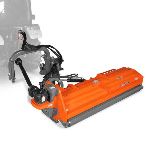 100" Heavy Duty 3 Point Offset Ditch Bank Verge Flail Mower Italy CMR Gearbox, 80-120HP, PTO Driven, VBM100