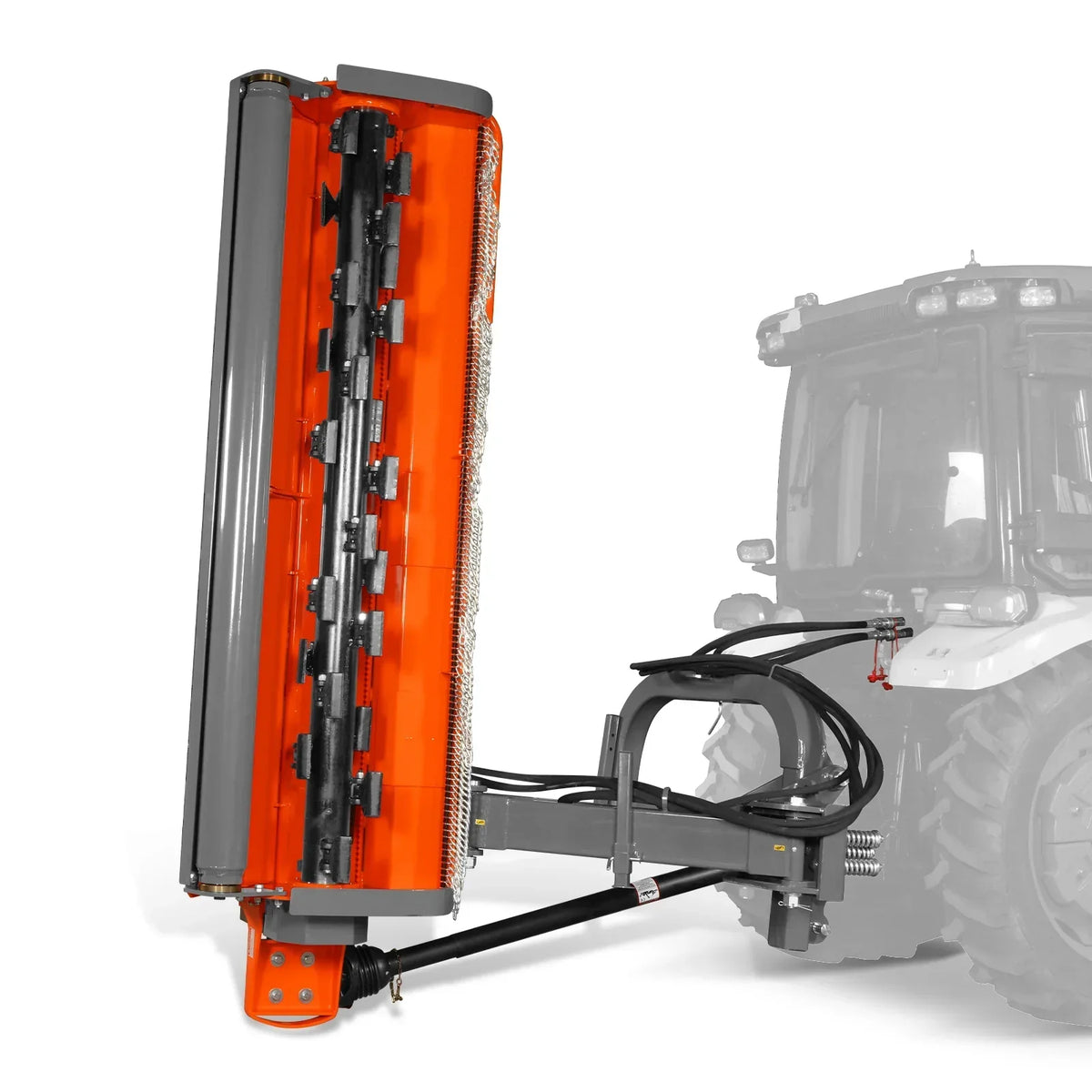 100" Heavy Duty 3 Point Offset Ditch Bank Verge Flail Mower Italy CMR Gearbox, 80-120HP, PTO Driven, VBM100