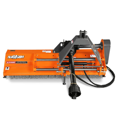 68" PTO Flail Mower with Hydraulic Side Shift 3 Point 30-60hp ,  NAM68H