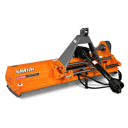 72" PTO Flail Mower with Hydraulic Side Shift 3 Point 45-85hp ,  NAM72H
