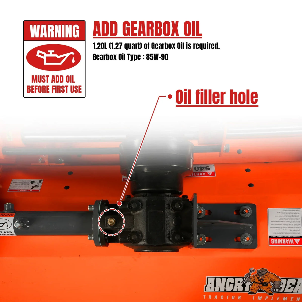72" PTO Flail Mower with Hydraulic Side Shift 3 Point 45-85hp ,  NAM72H
