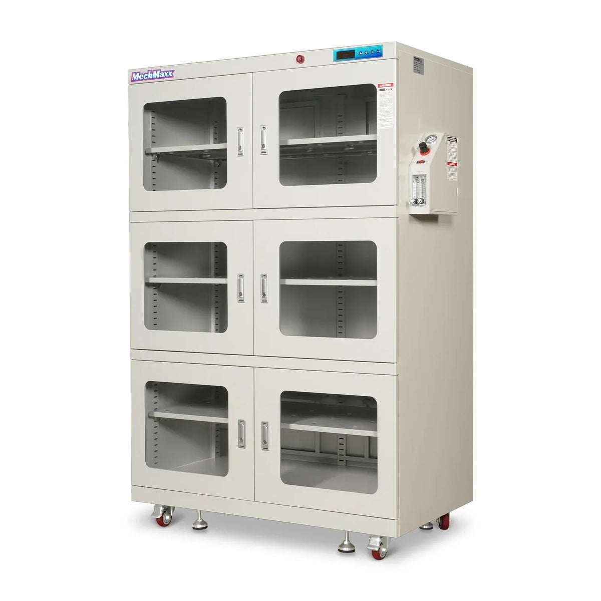 1-60% RH Nitrogen Dry Cabinet 1430L ESD Desiccator Cabinet Low Humidity Storage,  White,  NC1430BW-6