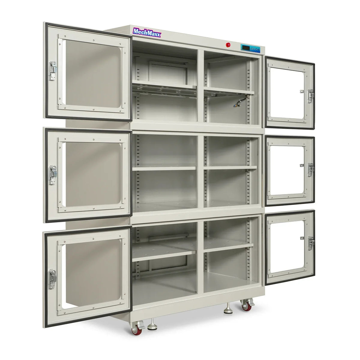 1-60% RH Nitrogen Dry Cabinet 1430L ESD Desiccator Cabinet Low Humidity Storage,  White,  NC1430BW-6