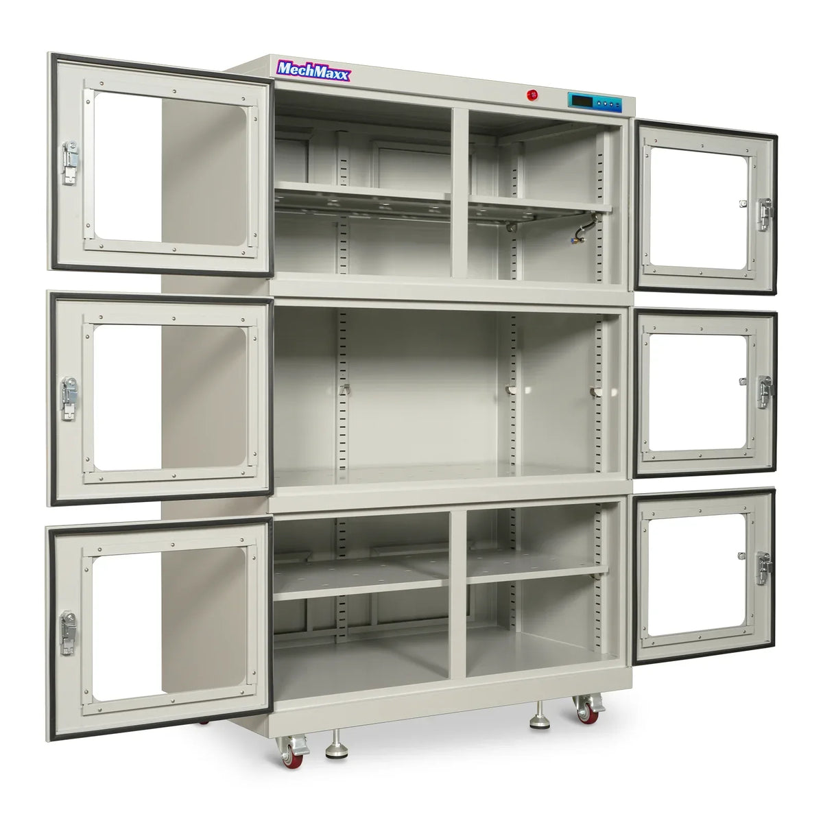 1-60% RH Nitrogen Dry Cabinet 1430L ESD Desiccator Cabinet Low Humidity Storage,  White,  NC1430BW-6