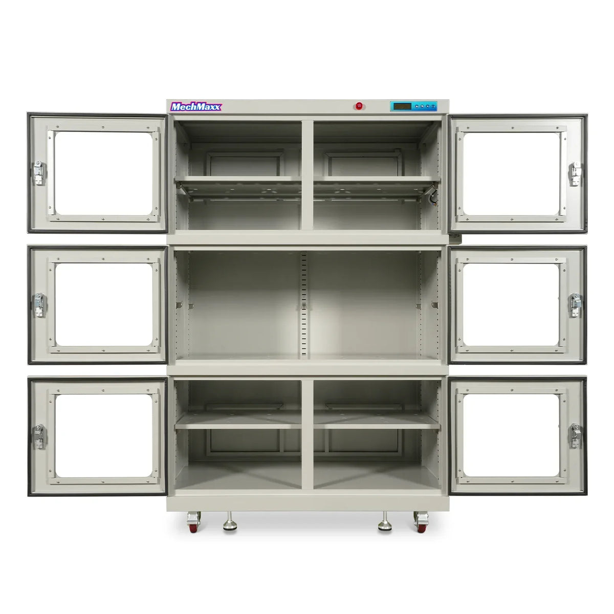1-60% RH Nitrogen Dry Cabinet 1430L ESD Desiccator Cabinet Low Humidity Storage,  White,  NC1430BW-6